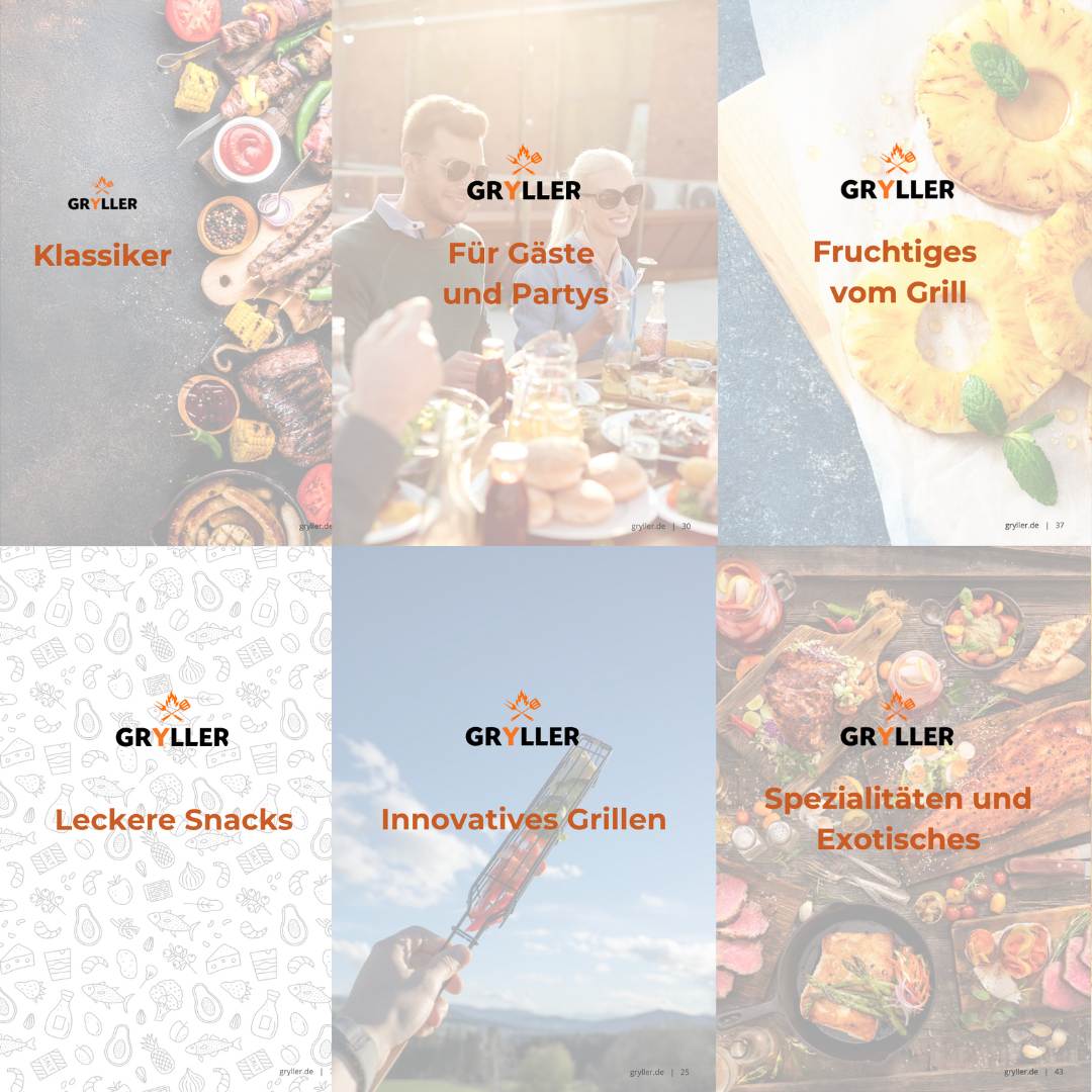 Das Gryller-eKochbuch: Rezeptideen für deine GenussGitter & GourmetKörbe