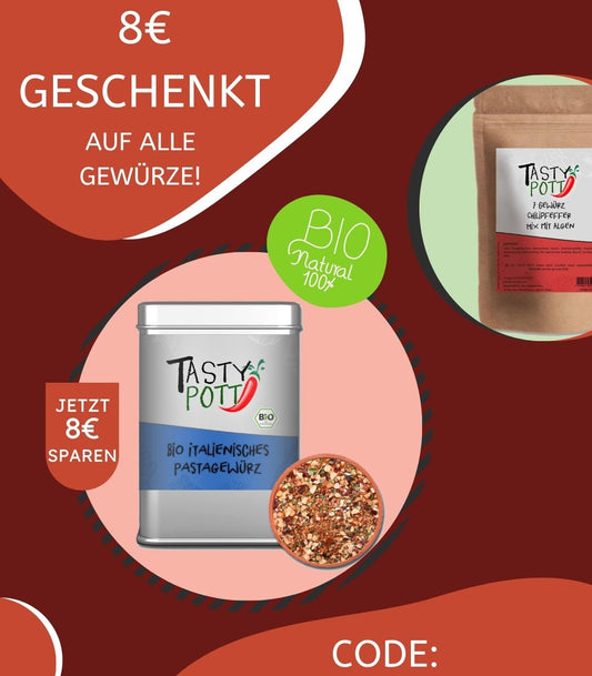 8€ Gutschein TASTY-POTT